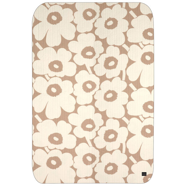 Unikko Sengetæppe 160x260 cm Offwhite / Linen