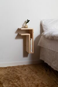 F-Shelf Vegghylle Venstre Furutre