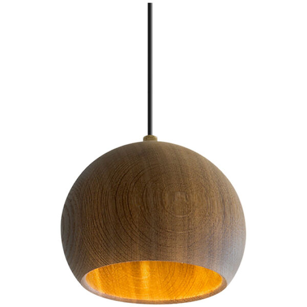 Lune Pendel Ø14 cm Fumed Eik