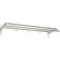 Nostalgi 291 Hattehylle 100 cm Hvit / Aluminium