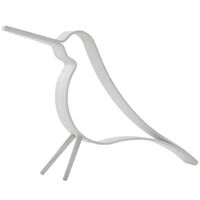 Woody Bird Koriste 31 cm Valkoinen