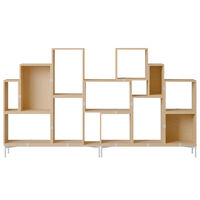 Stacked Configuration 3 Bokhylle Eik