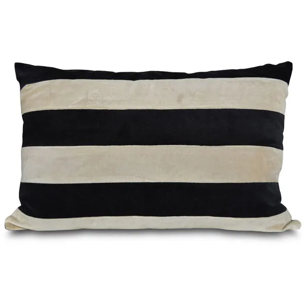 Pathi Pude Sort / Beige 60x38 cm