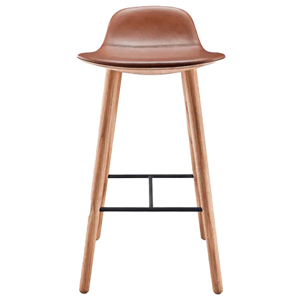 Yuuga Baarijakkara H75 cm Oak/Konjakinruskea