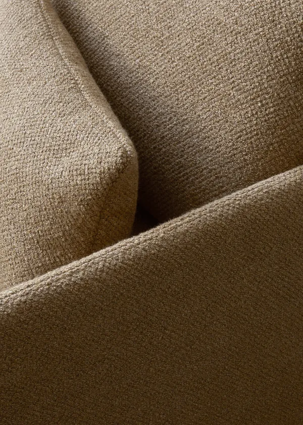 Offset 3-personers Sofa Bouclé 06 Guld