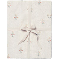 La Fraise Seersucker Fitted Sheet Single 90x200 cm