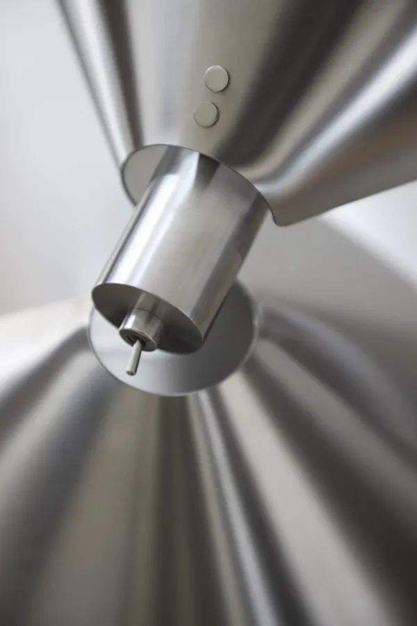 Peel Bordlampe Rustfrit Stål