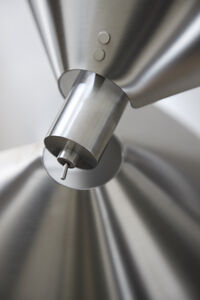 Peel Bordlampe Rustfrit Stål