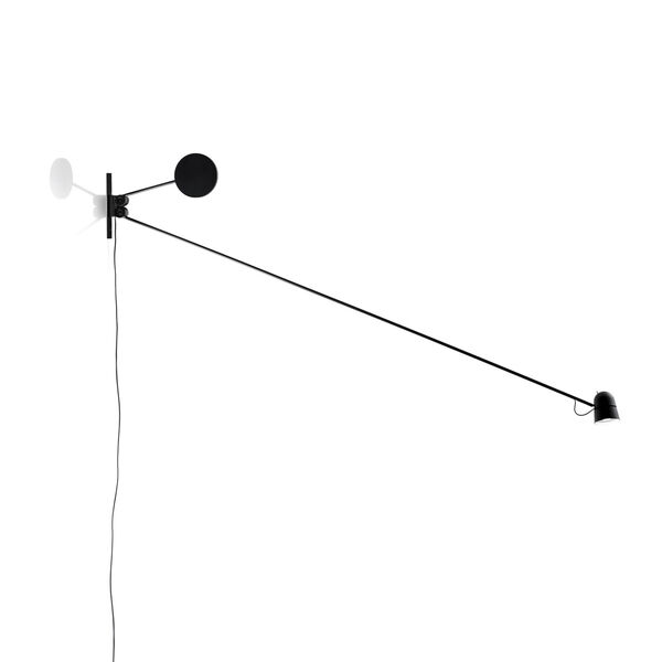 Counterbalance LED Væglampe Sort