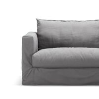 Stopning Til Le Grand Air Nou Love Seat Bomull Lysegrå