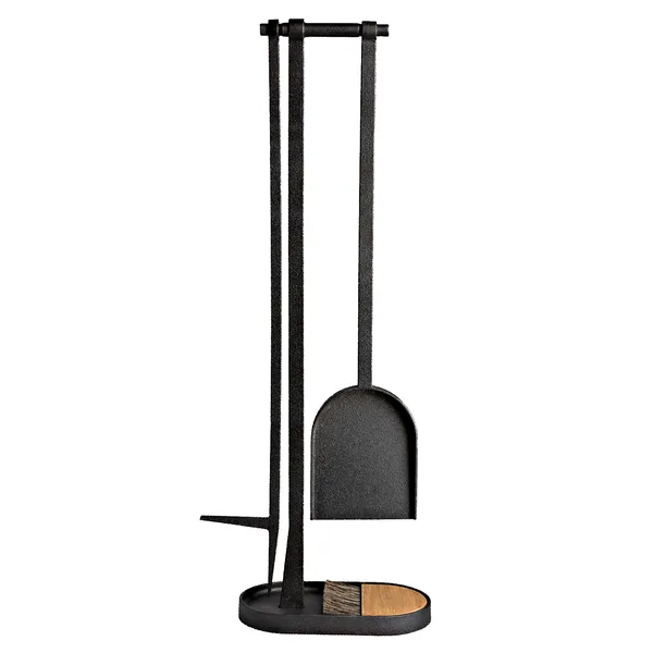 Fire-works Fireplace Tools Cast Iron