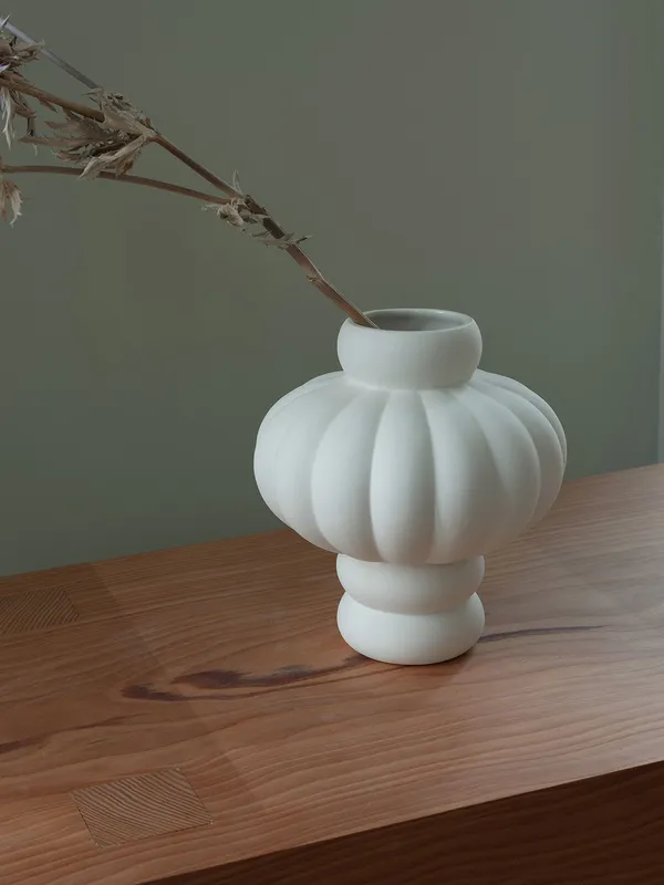 Balloon 08 Vase 30 cm Raw White