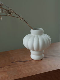 Balloon 08 Vase 30 cm Raw White