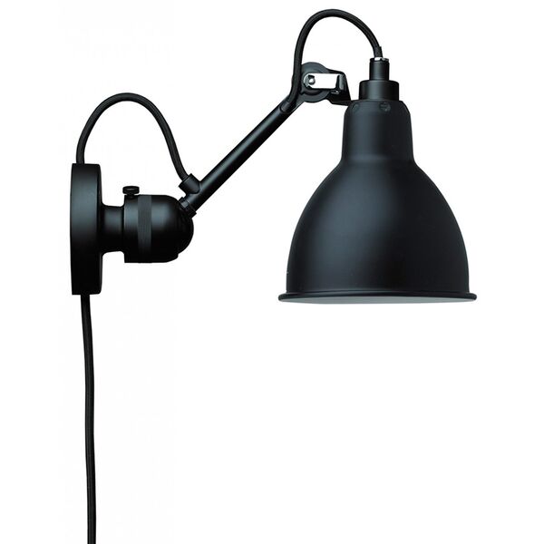 La Lampe Gras N°304 Seinävalaisin Johdolla Musta