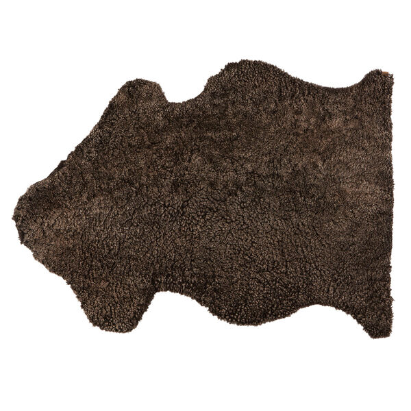 Ella Fåreskind Kortluvet 100x60 cm Cappuccino