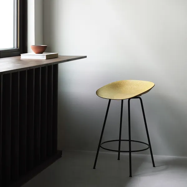 Mat Barstool 65 cm Hemp / Black