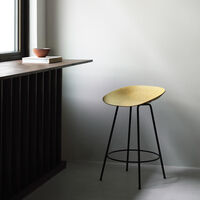 Mat Barstool 65 cm Hemp / Black