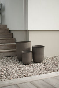 Out Stripe Krukke 3-pk Brun
