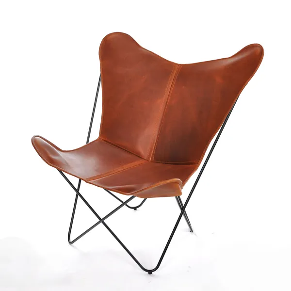 Papillon Flaggermusstol Sort/Cognac