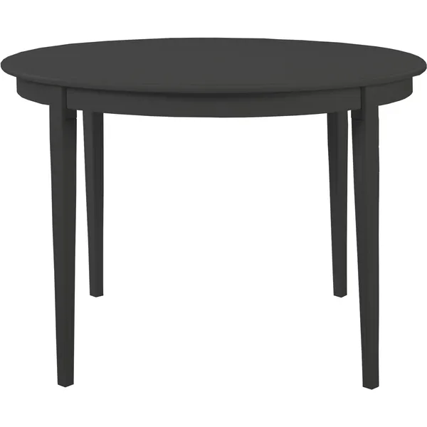 Stockholm 2.0 Dining table Ø114 Incl. 3 inlays Black