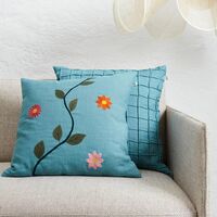 Jammu Kuddfodral 60x60 cm Heaven Blue