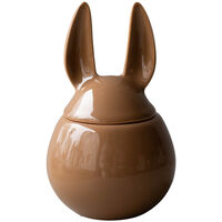 Eating Rabbit Purkki Kannella 14 cm White Dot