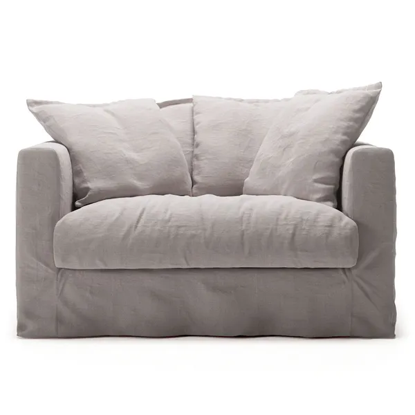 Stopning Til Le Grand Air Love Seat Lin Misty Grey