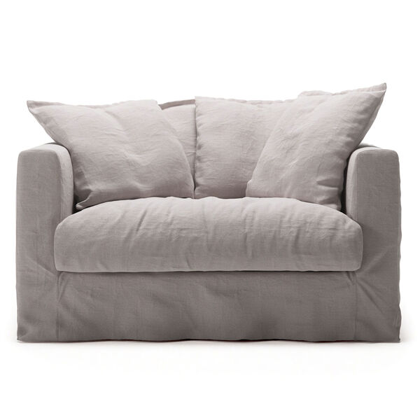 Verhoilu Le Grand Air Love Seat-sohvalle Pellava Misty Grey
