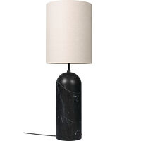 Gravity XL Gulvlampe Høy Sort Marmor / Canvas