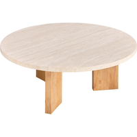 Eden Sohvapöytä 90 cm Tammi / Vaalea Kivi