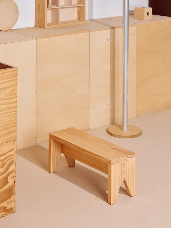 Manolito Stool Long Natural