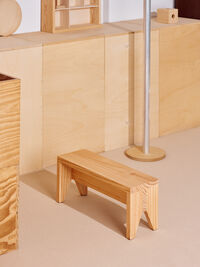 Manolito Stool Long Natural