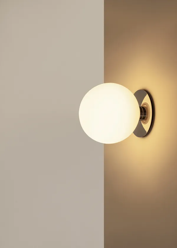TR Bulb Væglampe / Loftslampe Poleret Stål