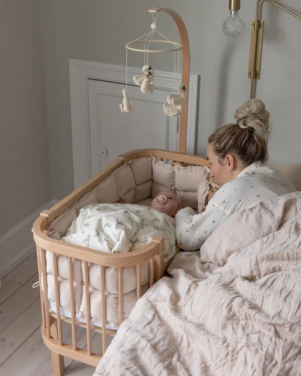 Bedside Crib Wood