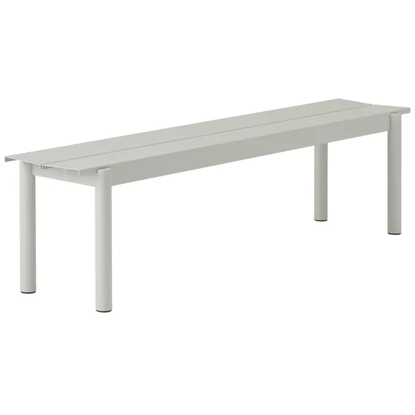 Linear Penkki Teräs 170 cm Harmaa