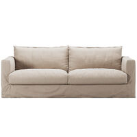Stopning Til Le Grand Air Nou 3-seter Sofa Bomull Beige