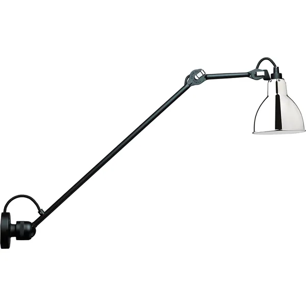 La Lampe Gras N°304 Væglampe L60 Sort / Krom