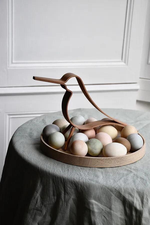 Woody Bird Dekorasjon 31 cm Eik