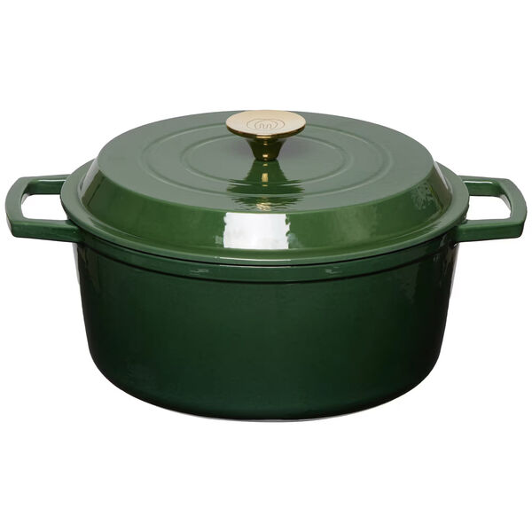 Støbejernsgryde 5 L Glossy Green