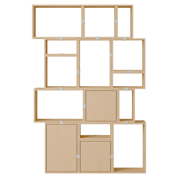 Stacked Configuration 2 Bokhylla Ek