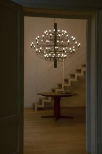2097/75 Sarfatti Lysekrone LED Krom