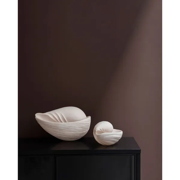 CONCH shell Dekoration Offwhite Stor