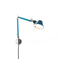 Tolomeo Micro Wall Lamp Blue