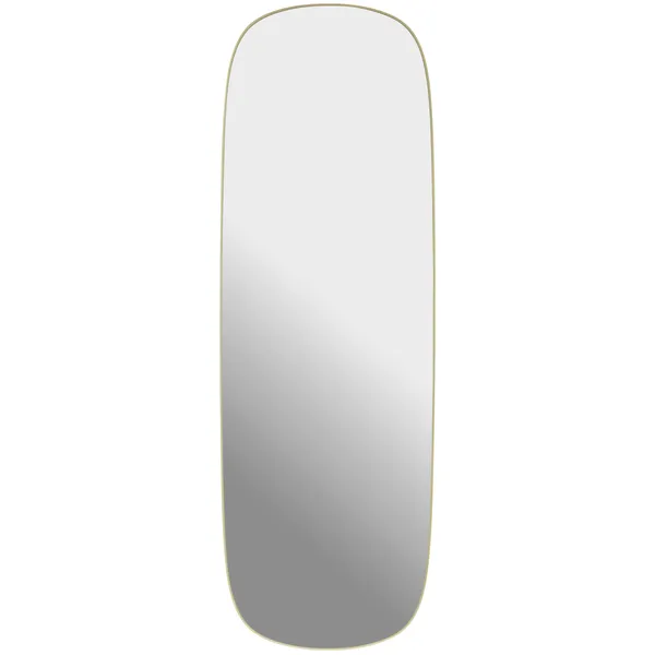 Framed Speil 150 cm Lysegul / Klar