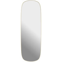Framed Speil 150 cm Lysegul / Klar