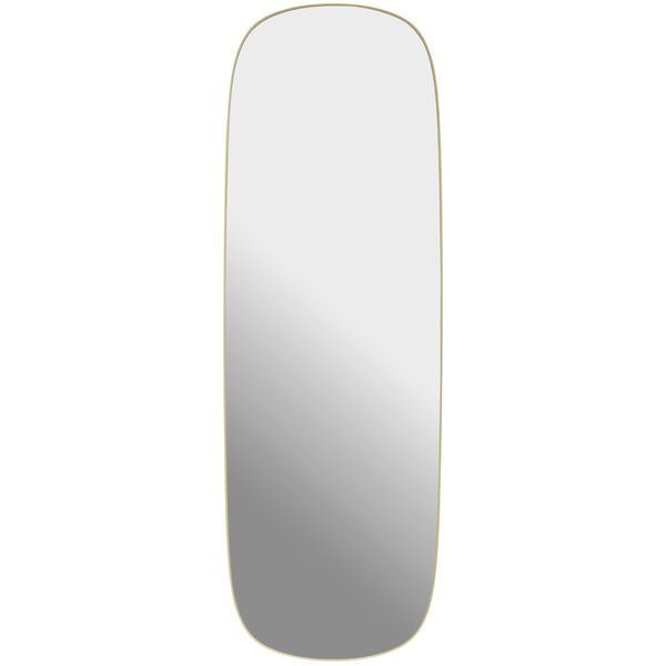Framed Speil 150 cm Lysegul / Klar