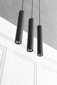 Chimes Loftslampe Sort