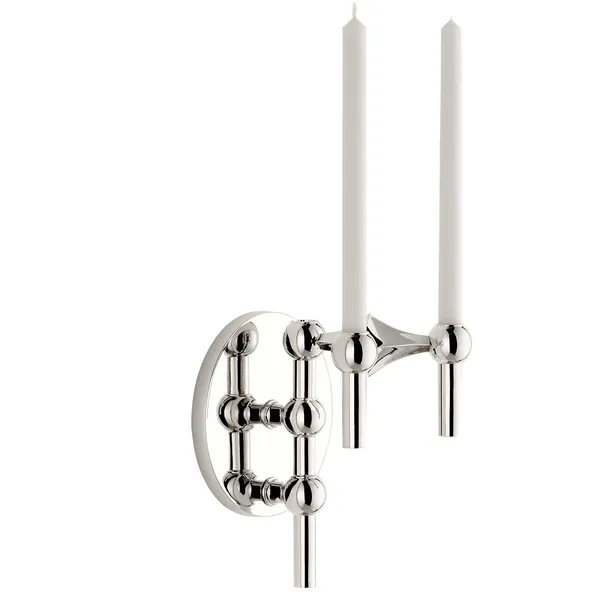 Wall Candle Holder Chrome