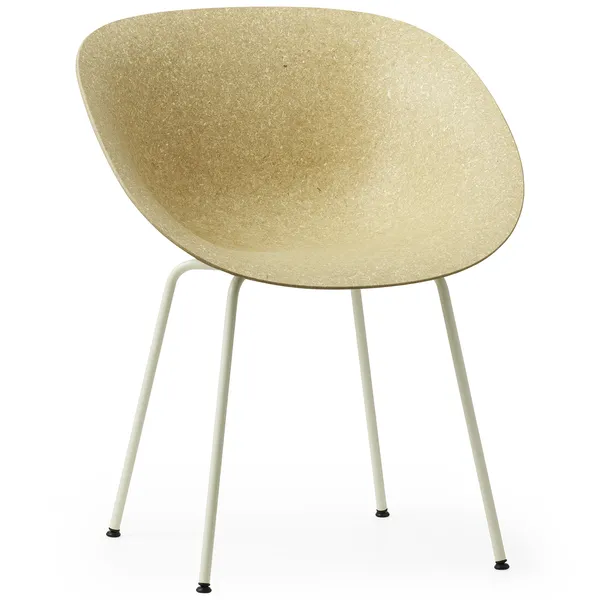 Mat Armstol Hemp / Cremefarvet