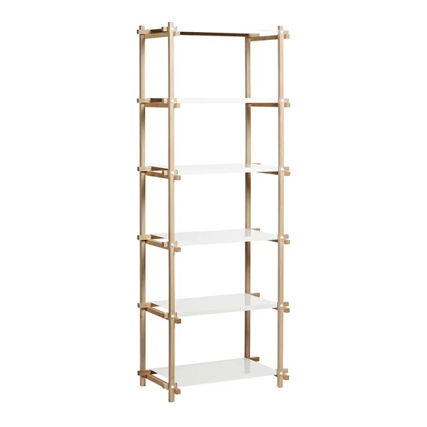 Woody Column Hylly Matala Valkoinen
